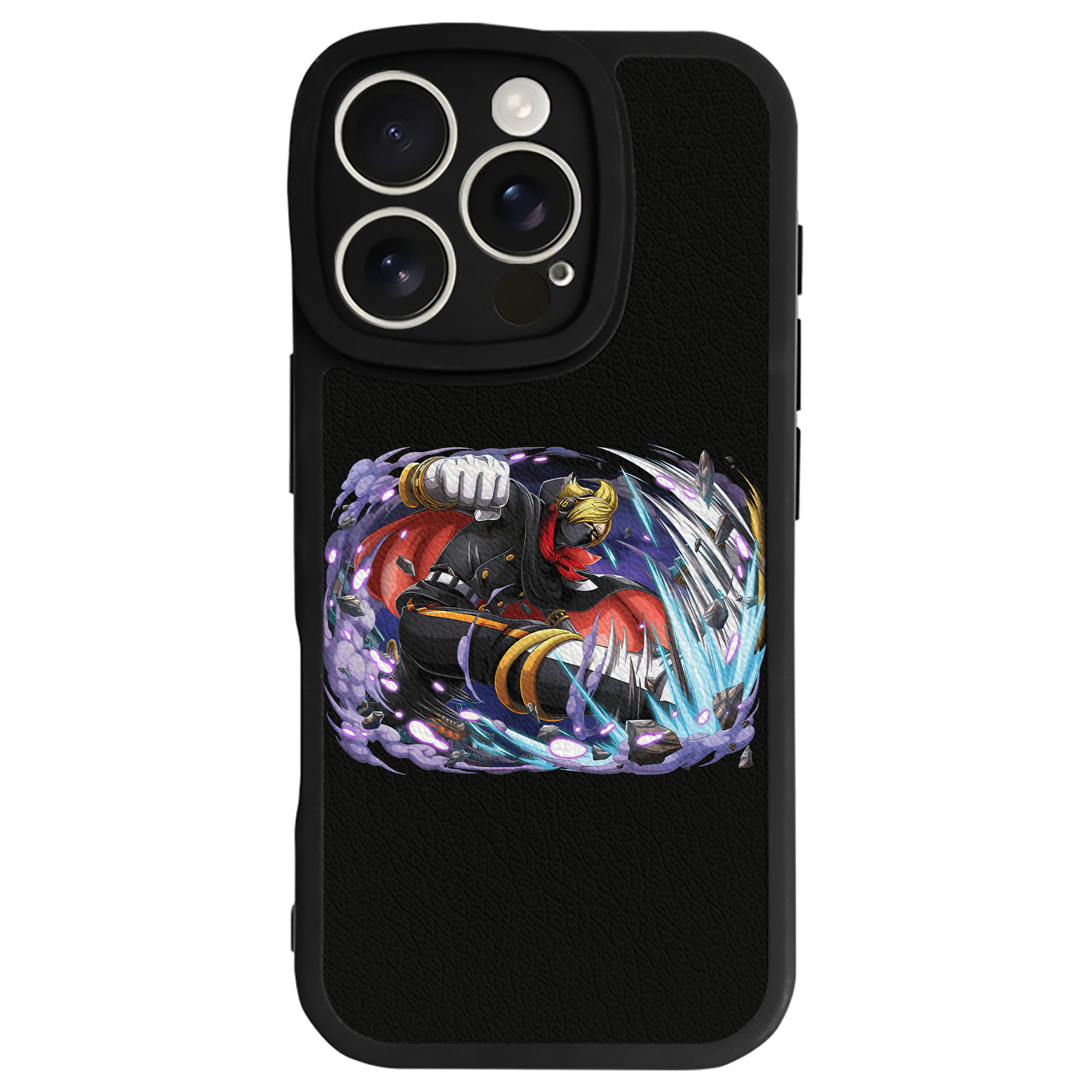 （画像用） ワンピース ロロノア・ゾロ ONE PIECE Roronoa Zoro 【iPhone 16シリーズ対応】シリコンスマホケース（レザー調） 材質：シリコン